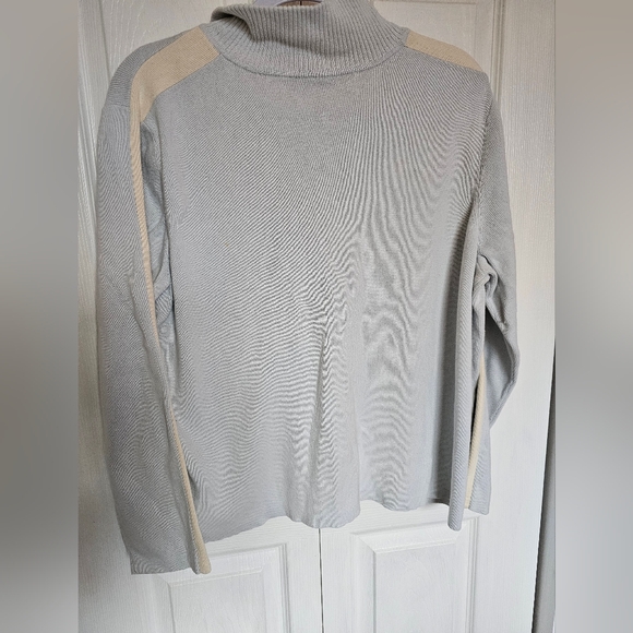 Ralph Lauren Mint And Pale Yellow Zip Up Sweater - Picture 6 of 9